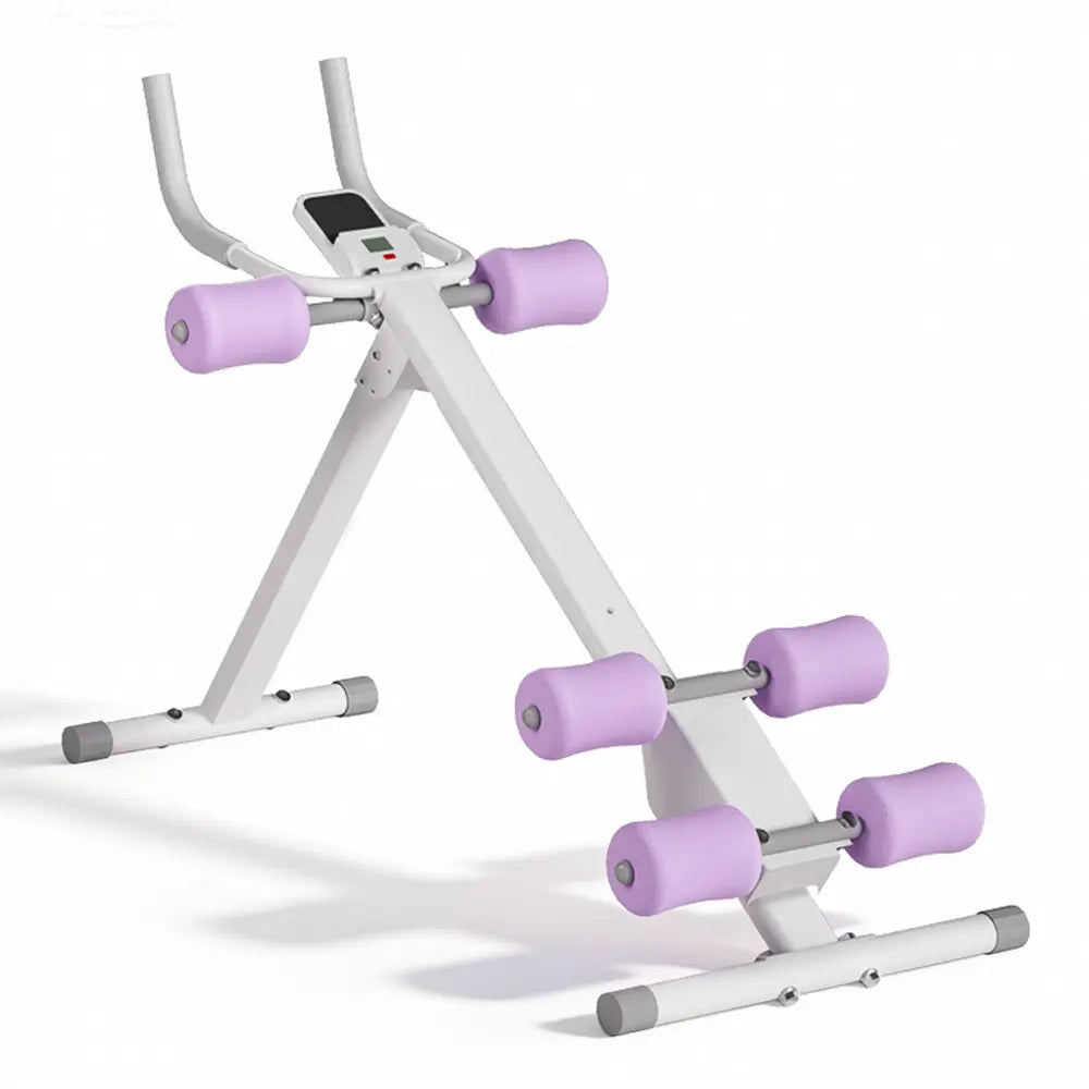 UMAY Ab Trainer, Adjustable Ab Workout Machine for Abs Workout at Home Gym, Foldable Abdominal Trainer for Stomach Workout