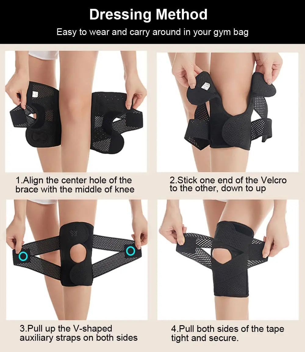 Extra Large Knee Brace with Side Stabilizers - Quick US Shipping - Clearance Sale